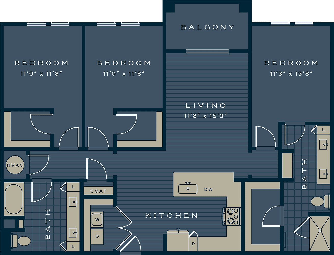Apartment Layouts Ridley at Waterset in Apollo Beach, FL